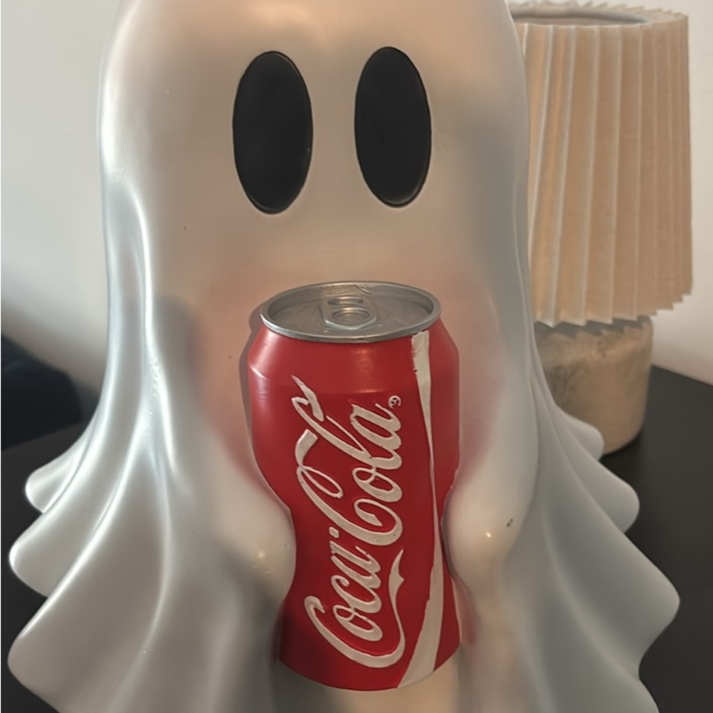 Coca-Cola Red Can with Ghost Figure